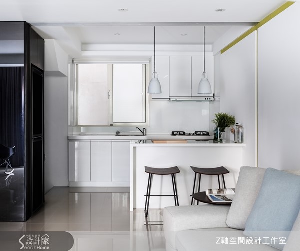 喜愛簡單大方設計的新婚夫妻，對於駐台美軍洋房社區內